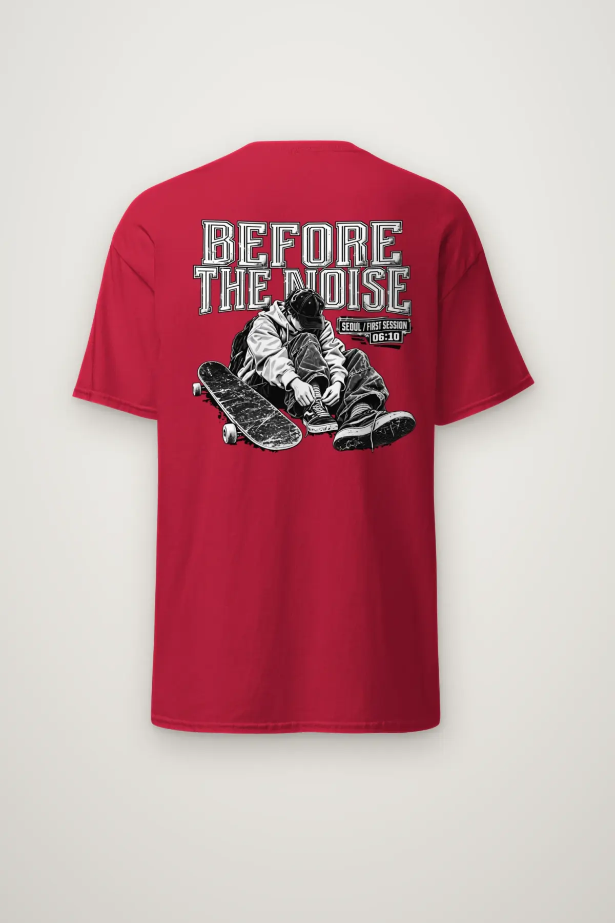 "Before the Noise" Heavyweight Unisex Crewneck T-shirt