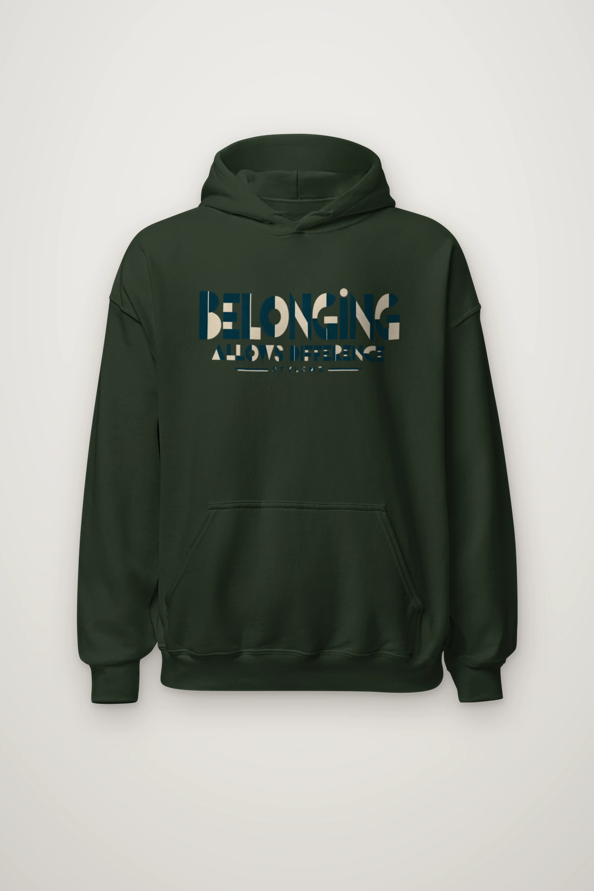 "Belonging Allows Difference" Heavy Blend Unisex Pullover Hoodie
