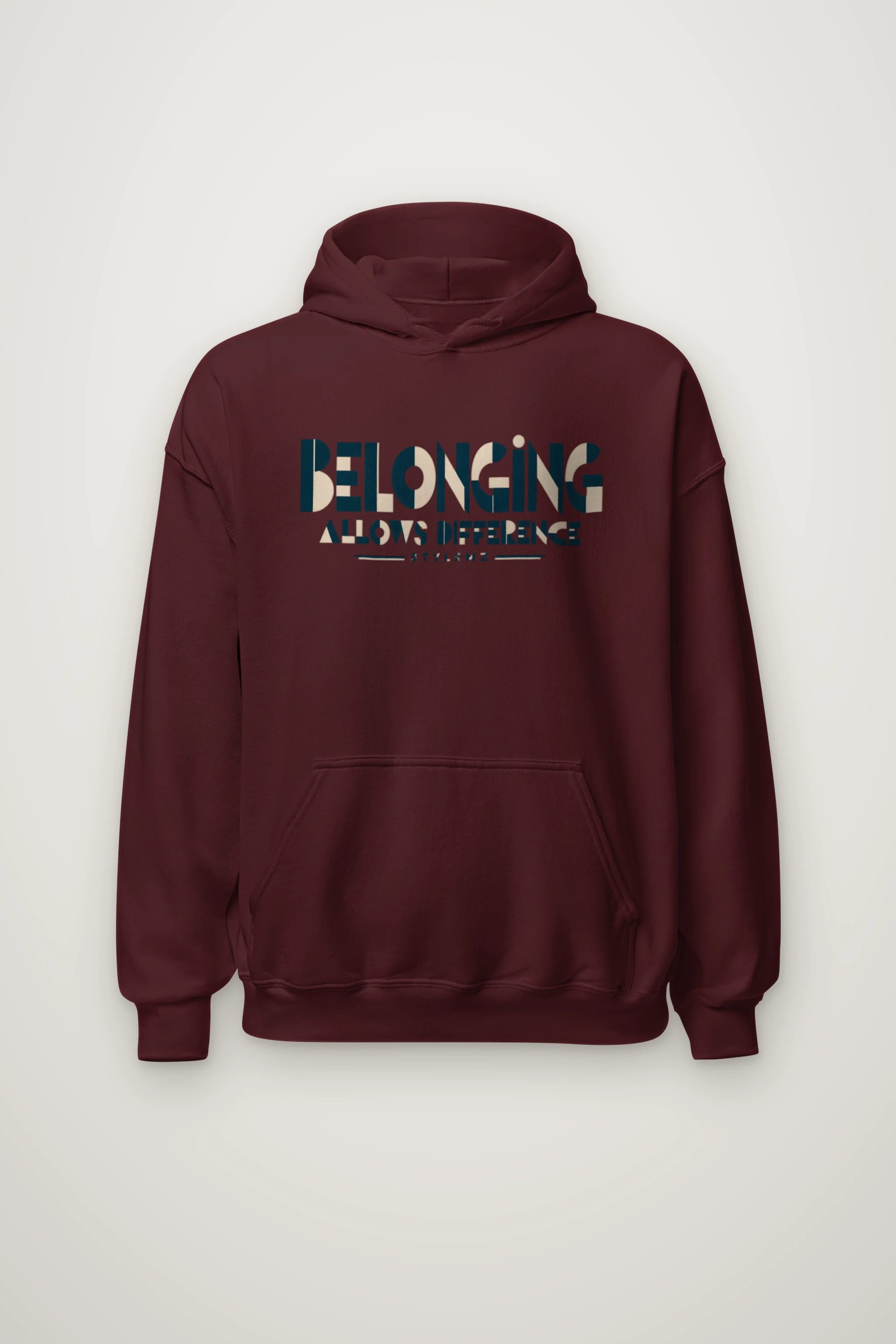"Belonging Allows Difference" Heavy Blend Unisex Pullover Hoodie