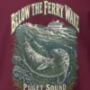 "Below the Ferry Wake" Heavy Blend Unisex Crewneck Sweatshirt