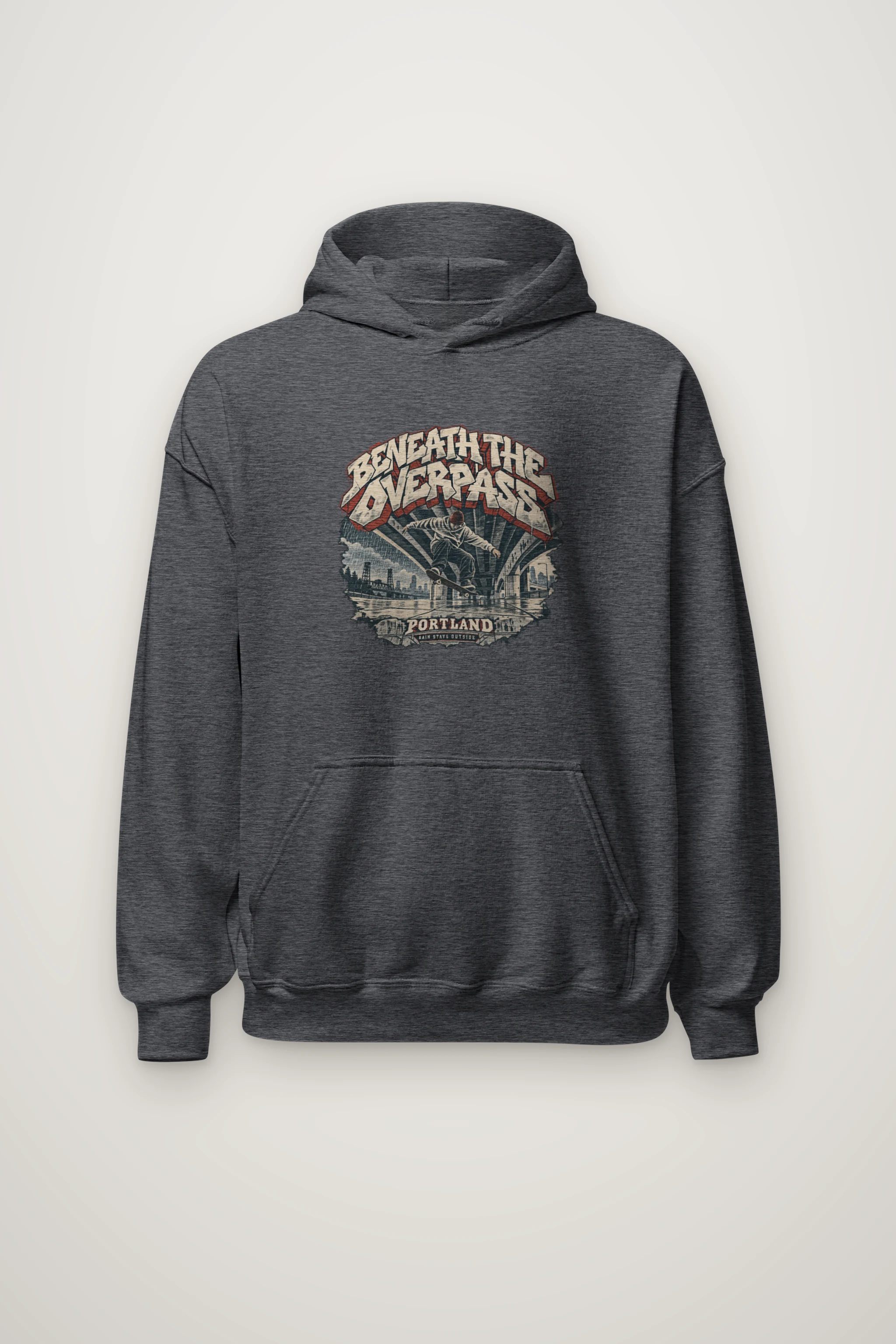 "Beneath the Overpass" Heavy Blend Unisex Pullover Hoodie