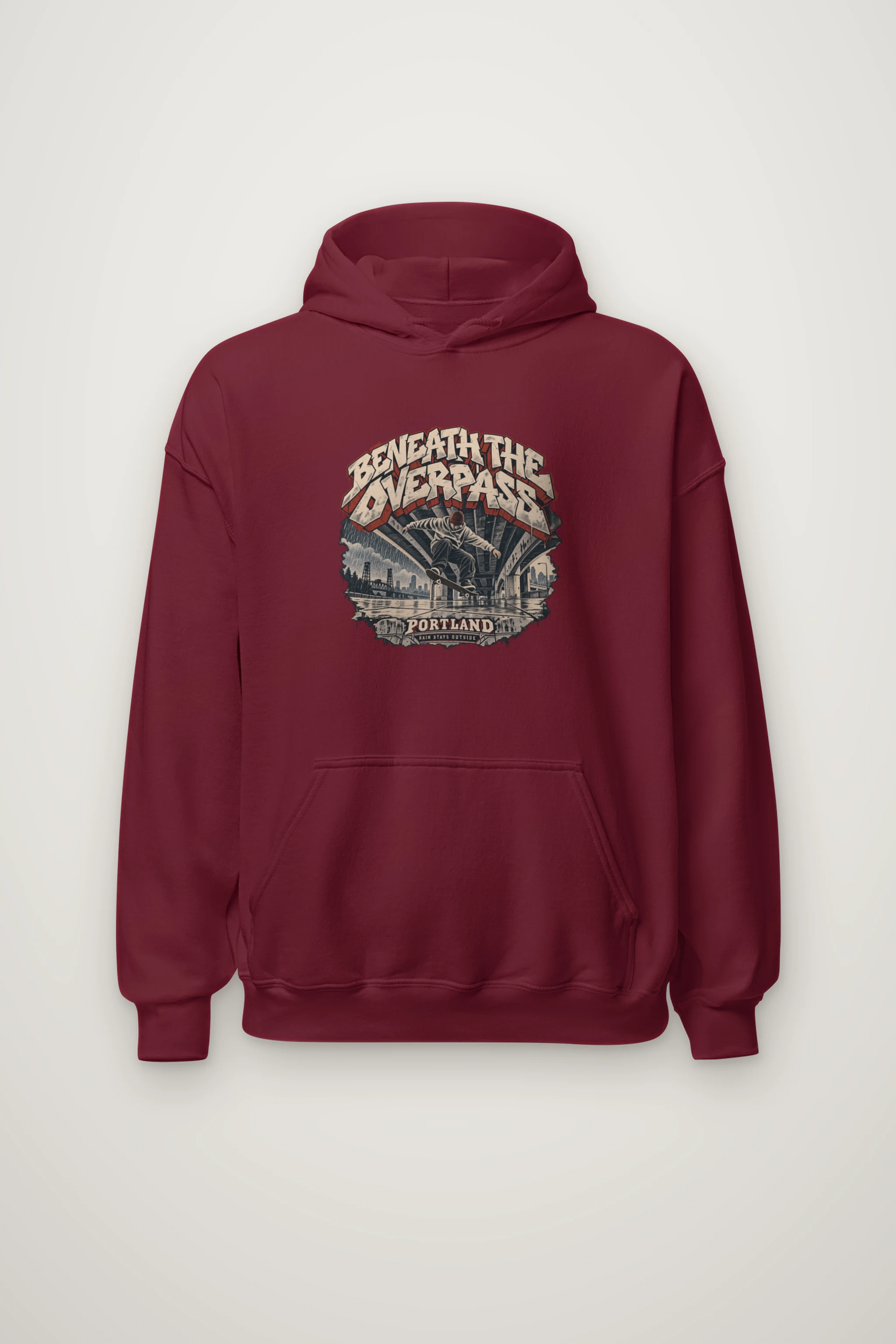 "Beneath the Overpass" Heavy Blend Unisex Pullover Hoodie