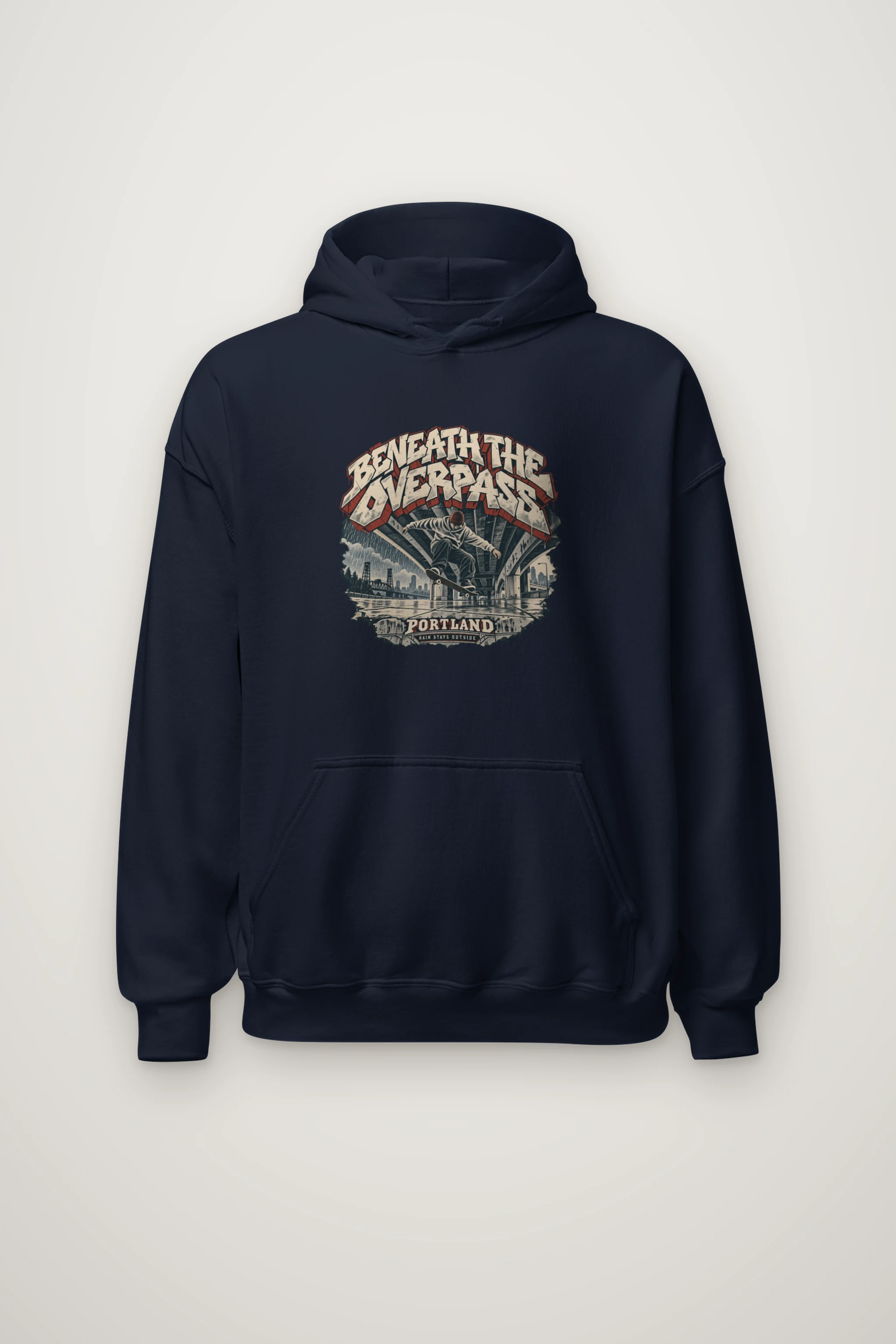 "Beneath the Overpass" Heavy Blend Unisex Pullover Hoodie