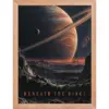"Beneath the Rings" Premium Wooden Framed Poster