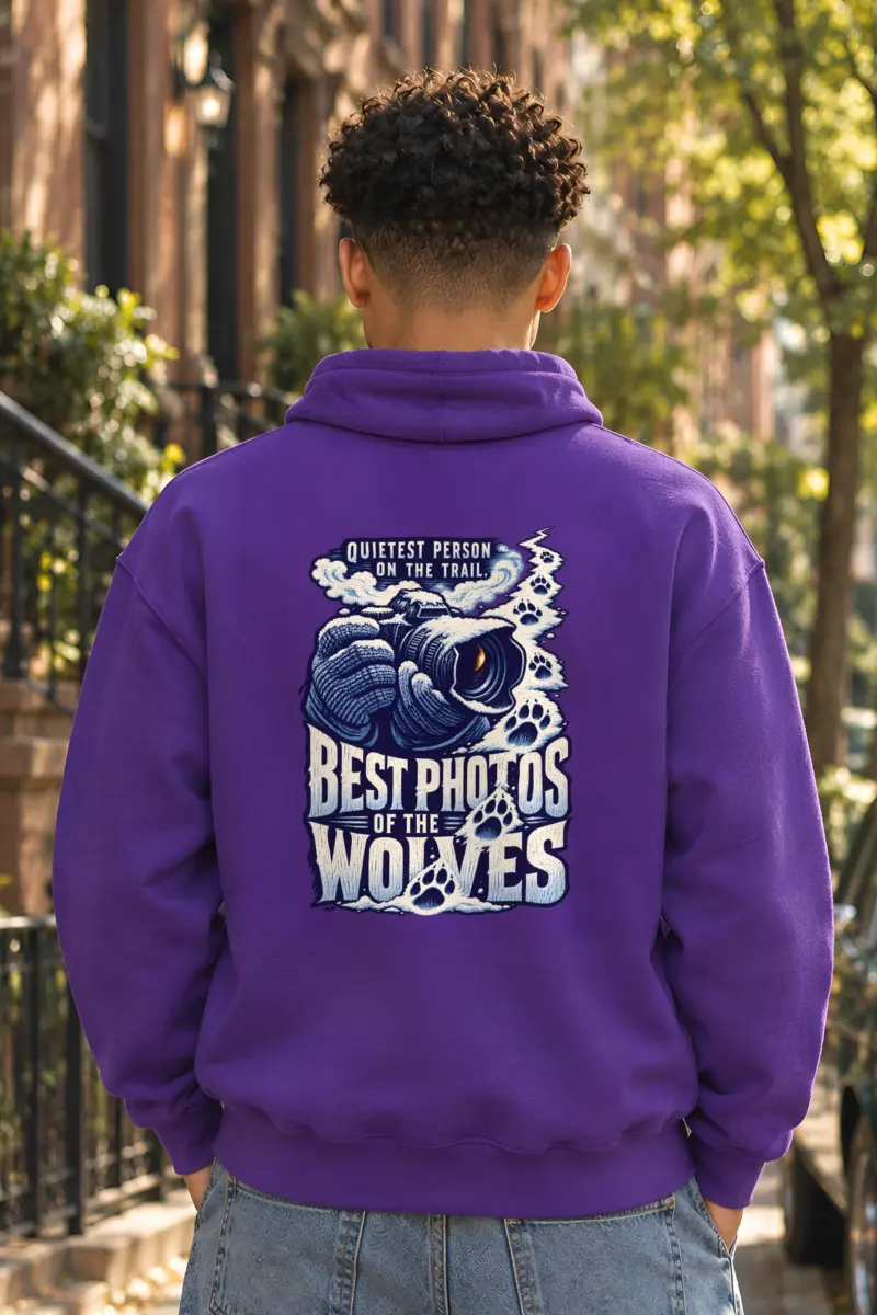 "Best Photos of the Wolves" 1 Pullover Hoodie