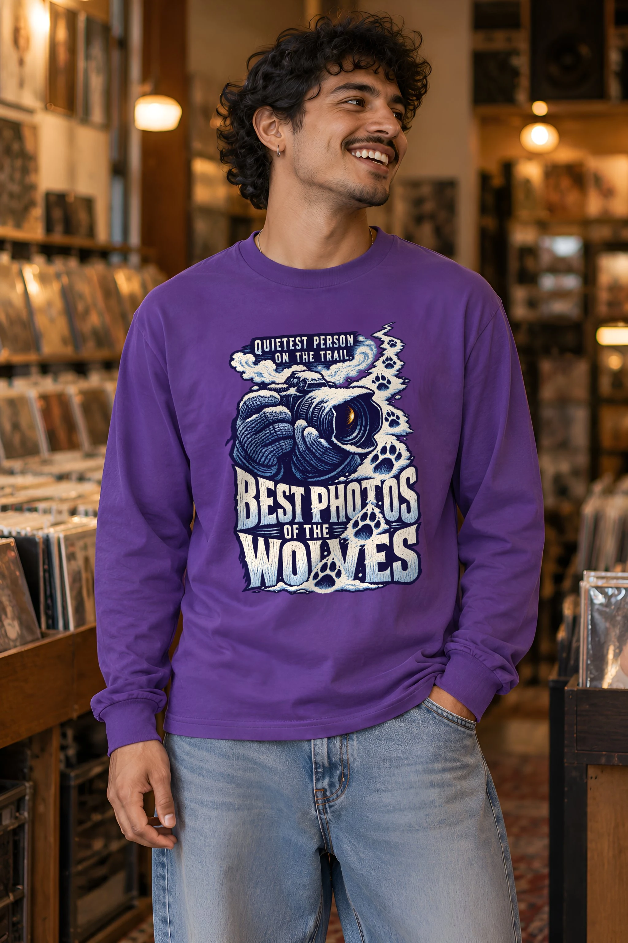 "Best Photos of the Wolves" Unisex Longsleeve T-shirt