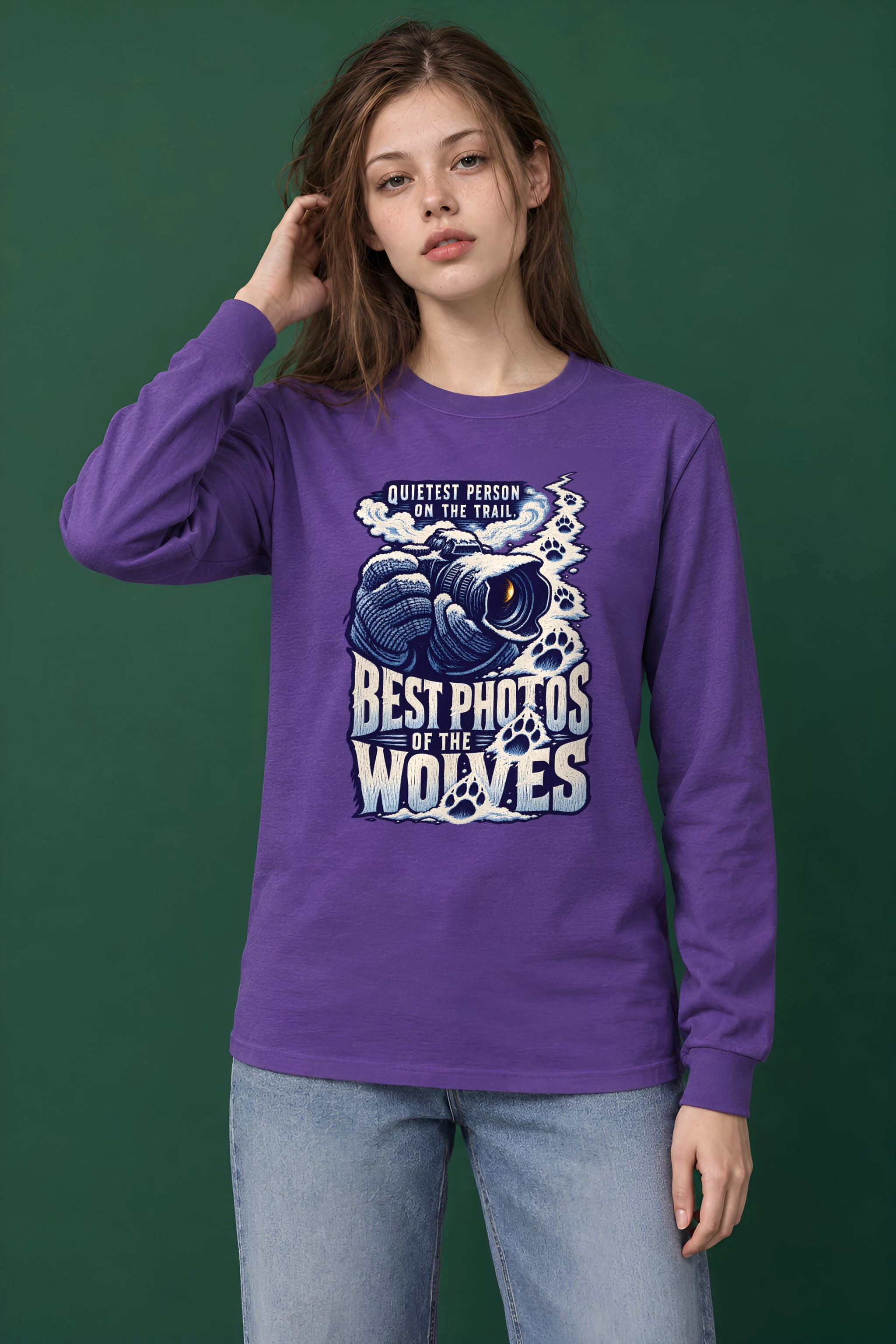 "Best Photos of the Wolves" Unisex Longsleeve T-shirt