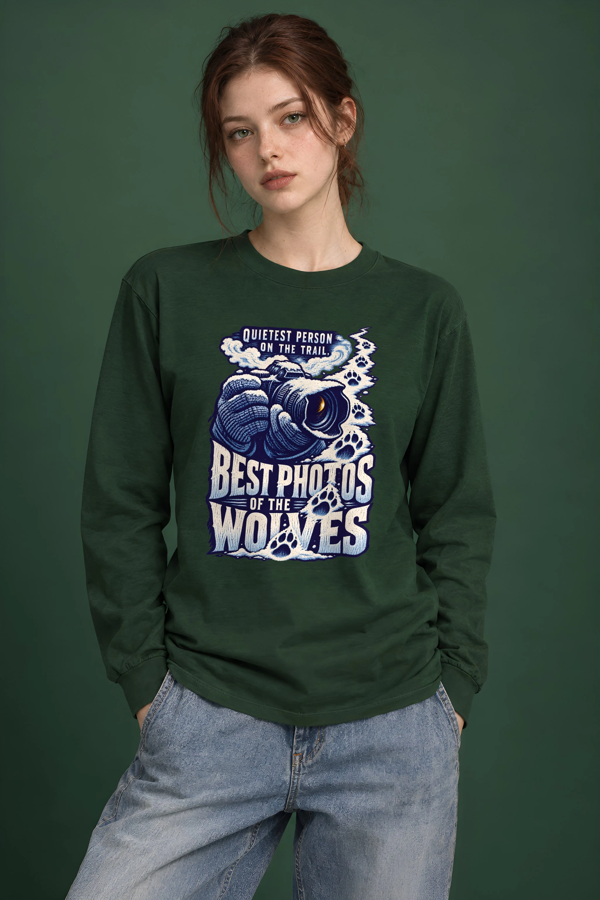 "Best Photos of the Wolves" Unisex Longsleeve T-shirt