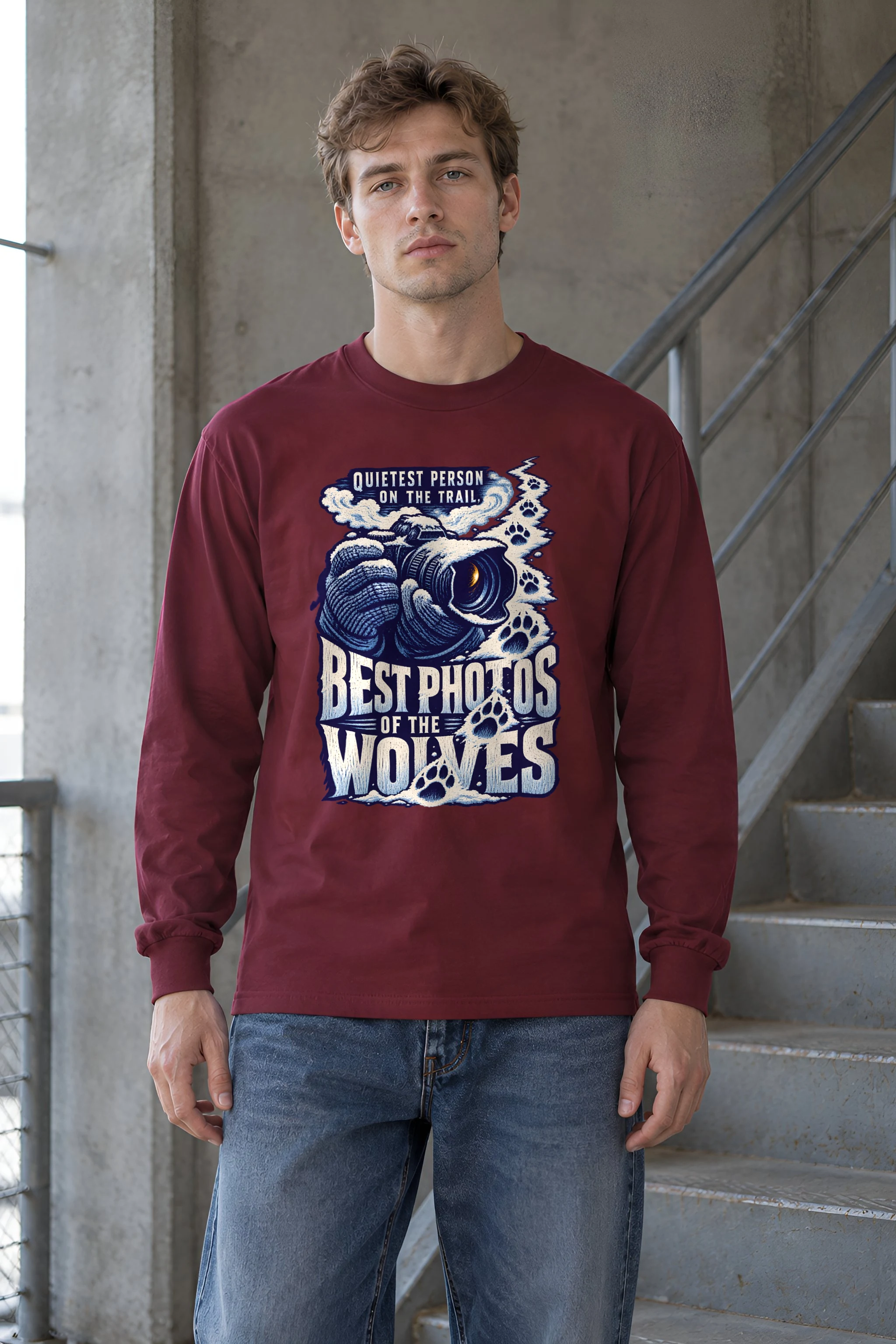 "Best Photos of the Wolves" Unisex Longsleeve T-shirt