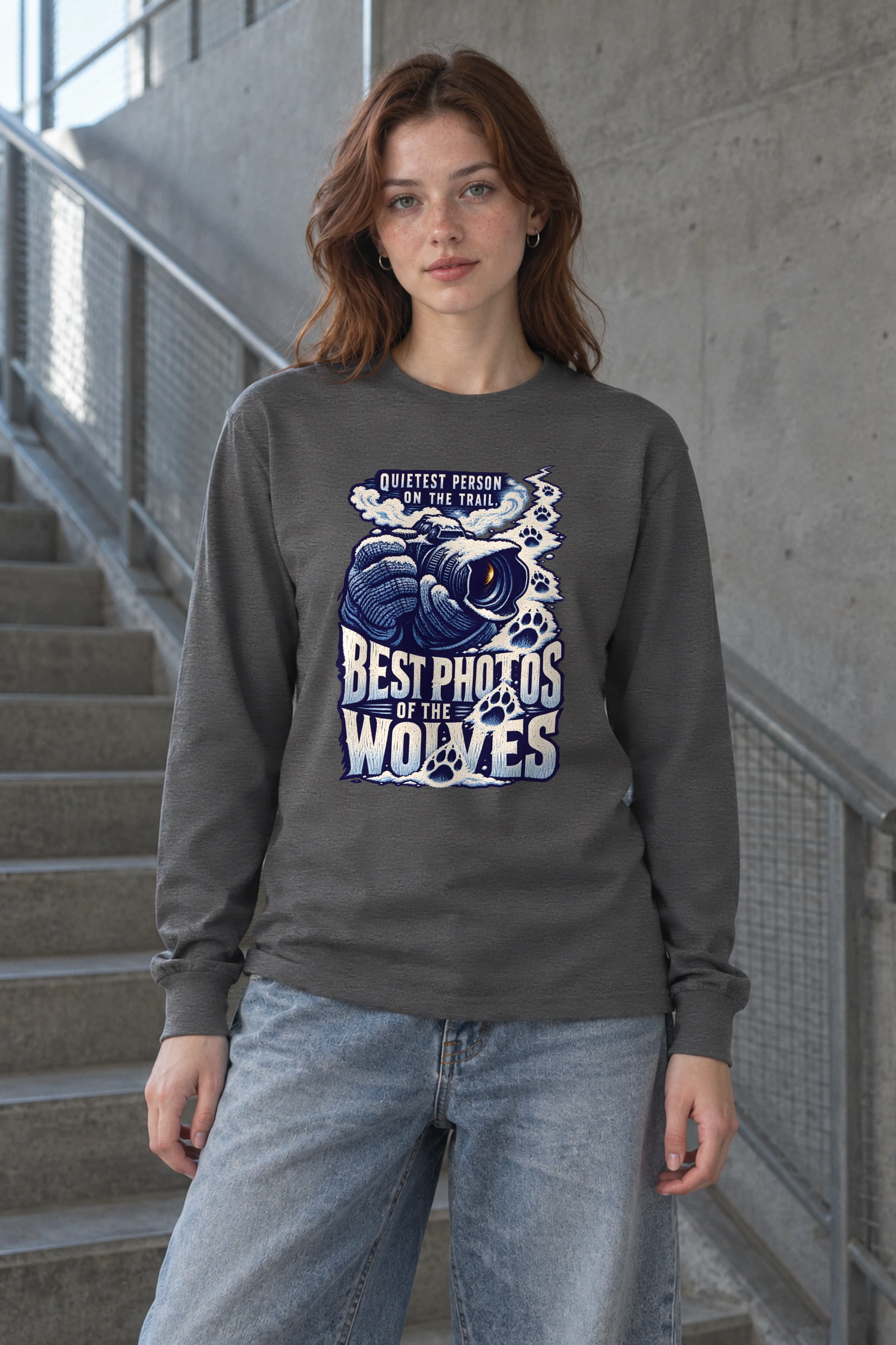 "Best Photos of the Wolves" Unisex Longsleeve T-shirt
