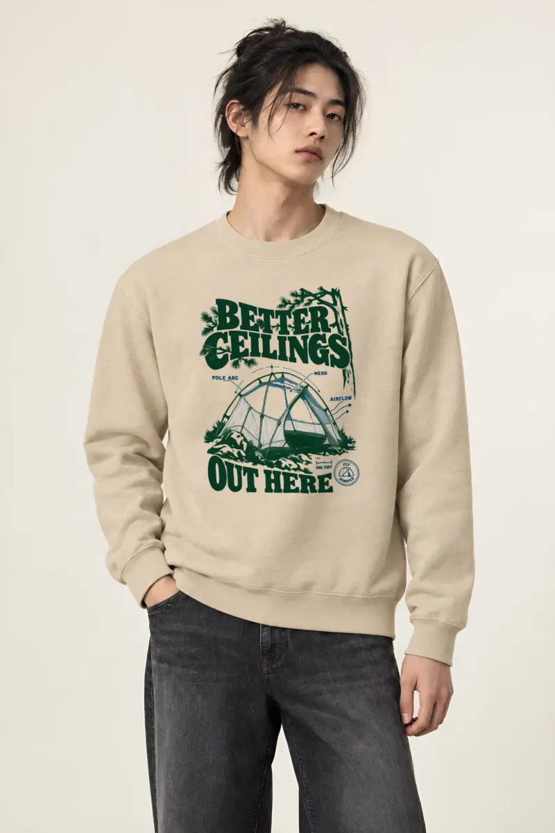 "Better Ceilings Out Here" Heavy Blend Unisex Crewneck Sweatshirt