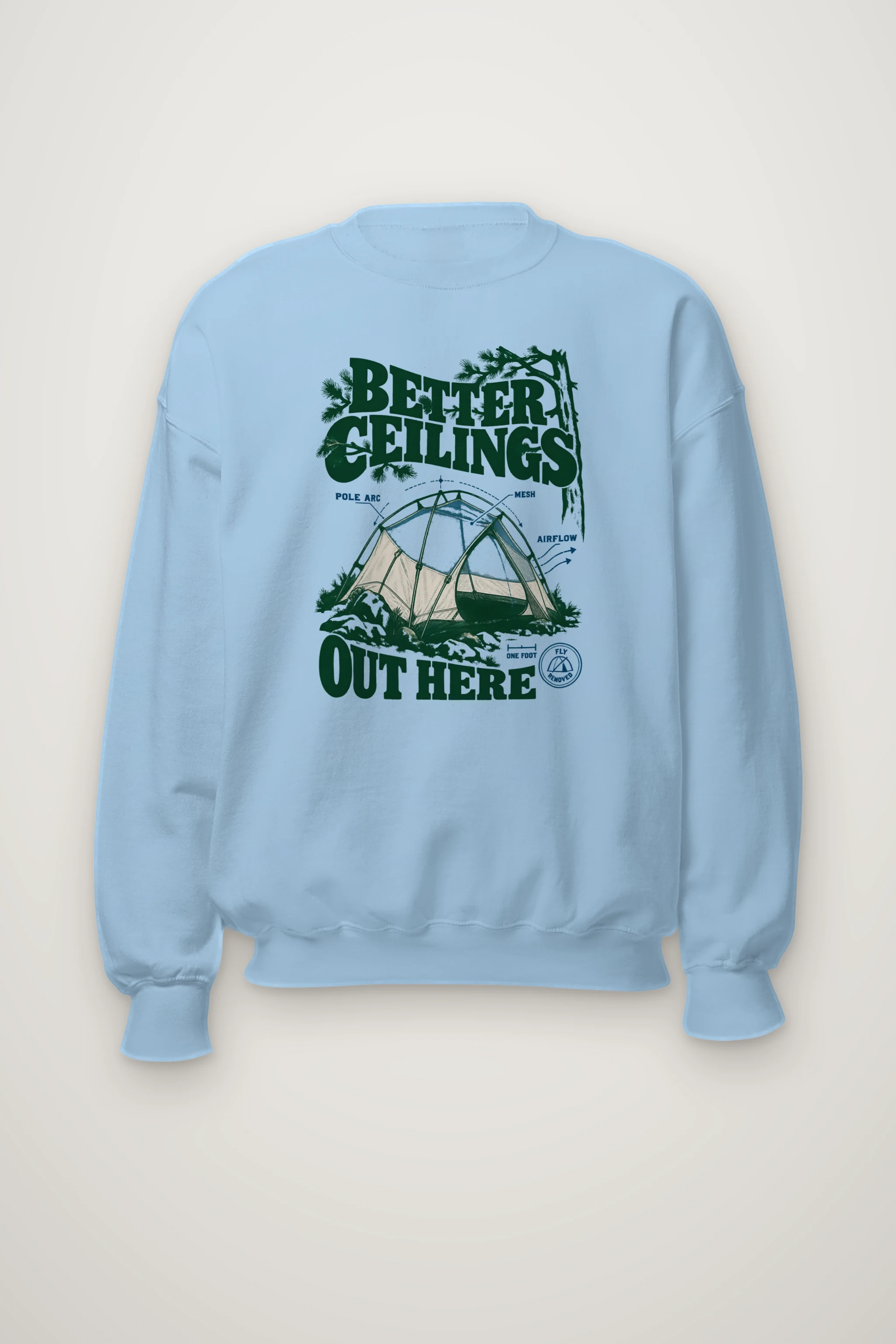 "Better Ceilings Out Here" Heavy Blend Unisex Crewneck Sweatshirt