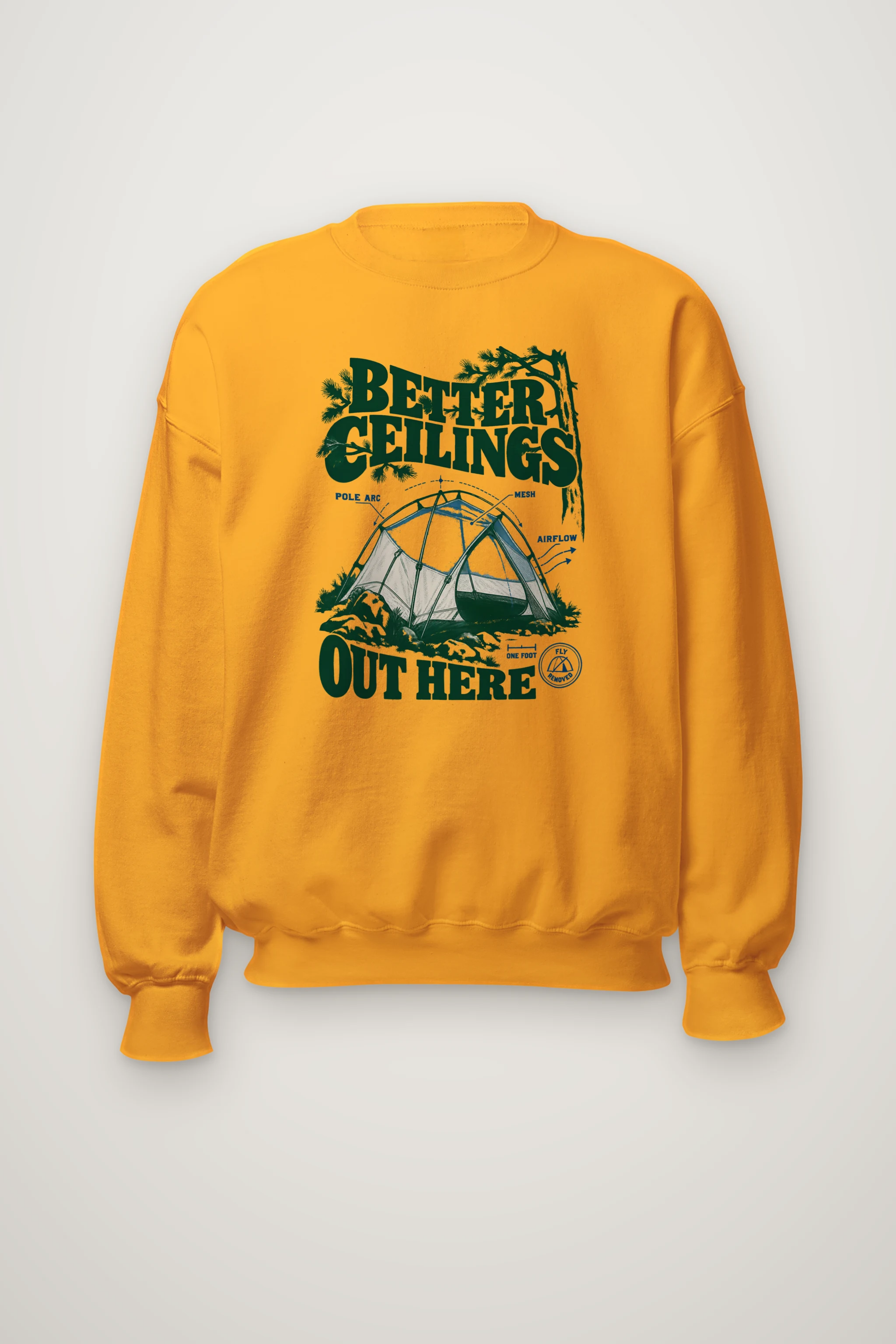 "Better Ceilings Out Here" Heavy Blend Unisex Crewneck Sweatshirt