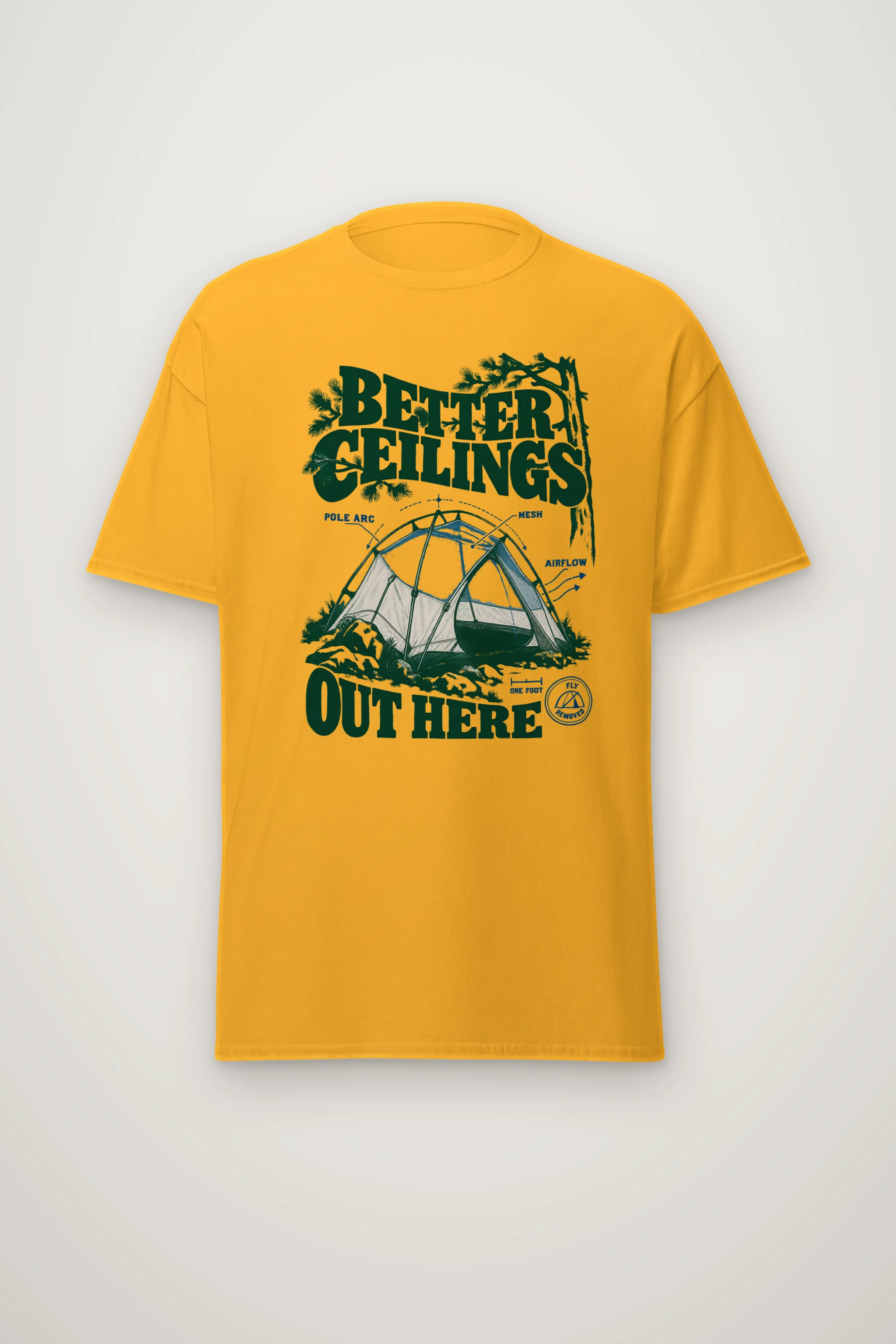 "Better Ceilings Out Here" Heavyweight Unisex Crewneck T-shirt