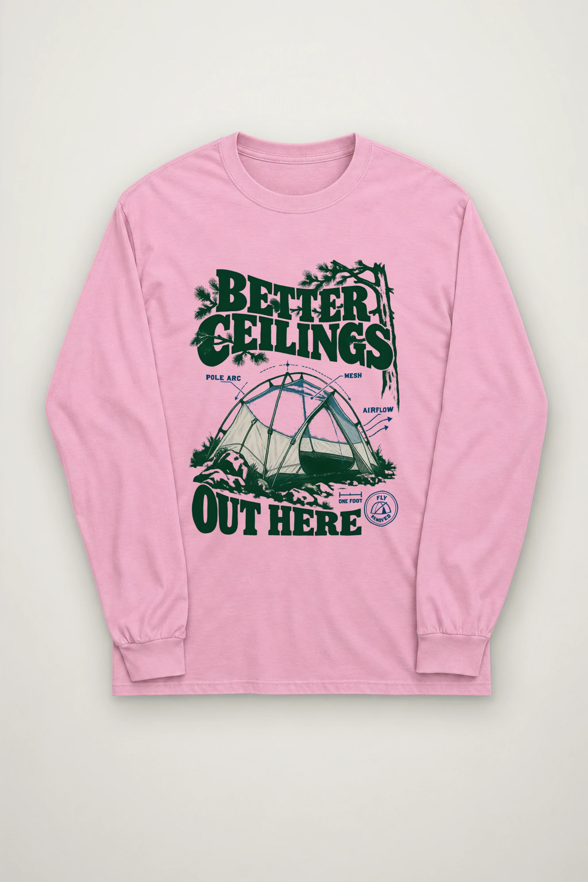 "Better Ceilings Out Here" Unisex Longsleeve T-shirt