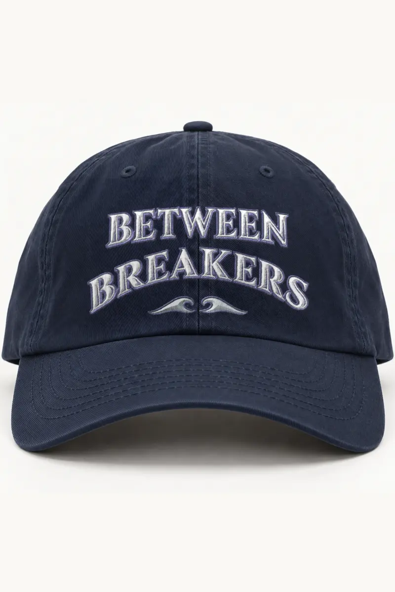 "Between Breakers" Classic Dad Hat · Embroidered