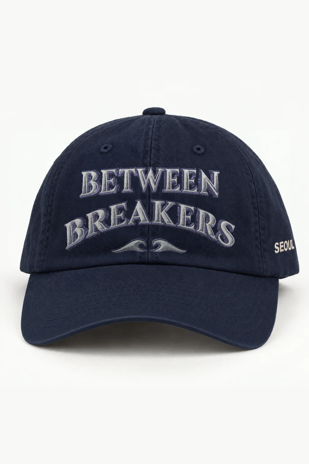 "Between Breakers" Classic Dad Hat · Embroidered