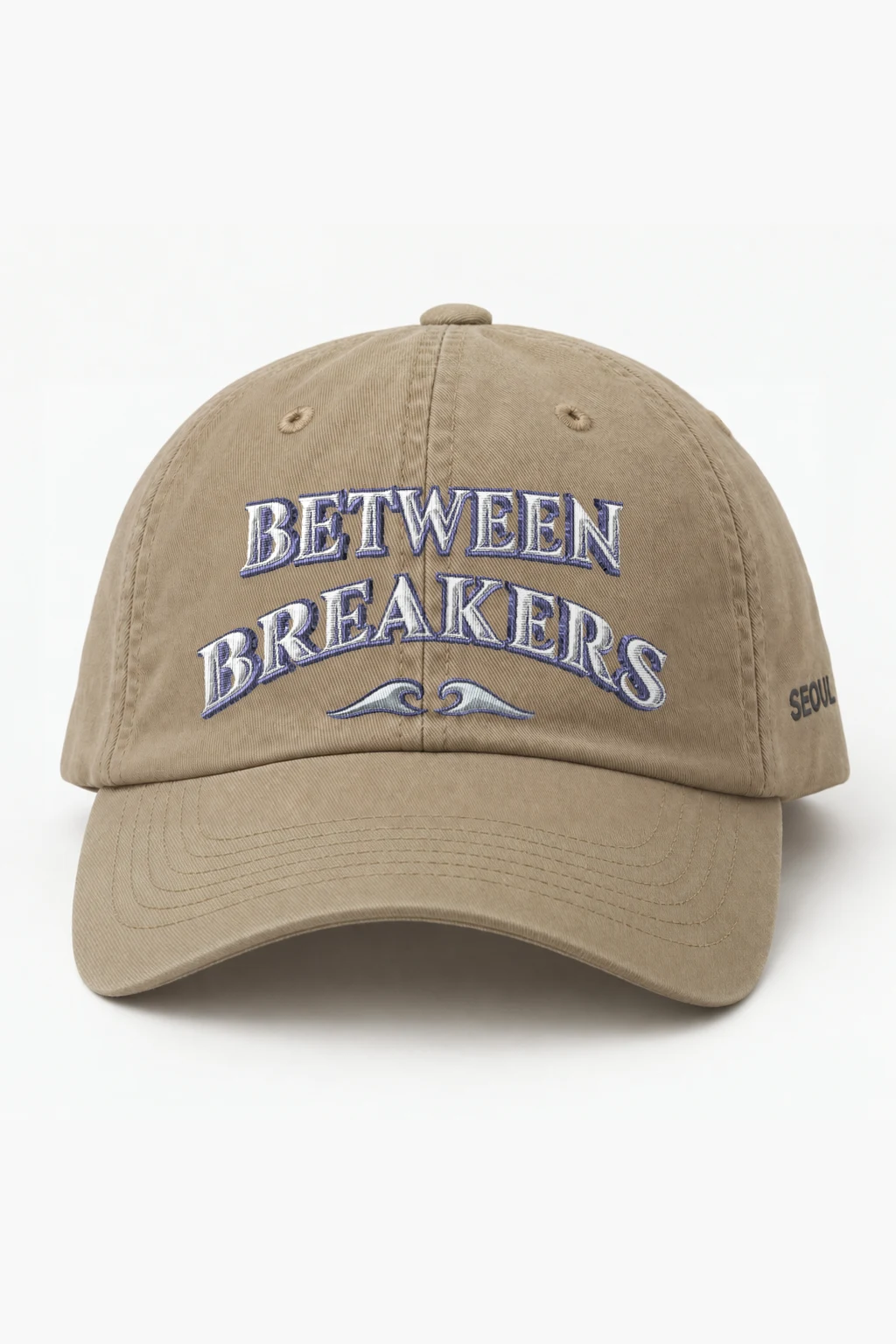 "Between Breakers" Classic Dad Hat · Embroidered