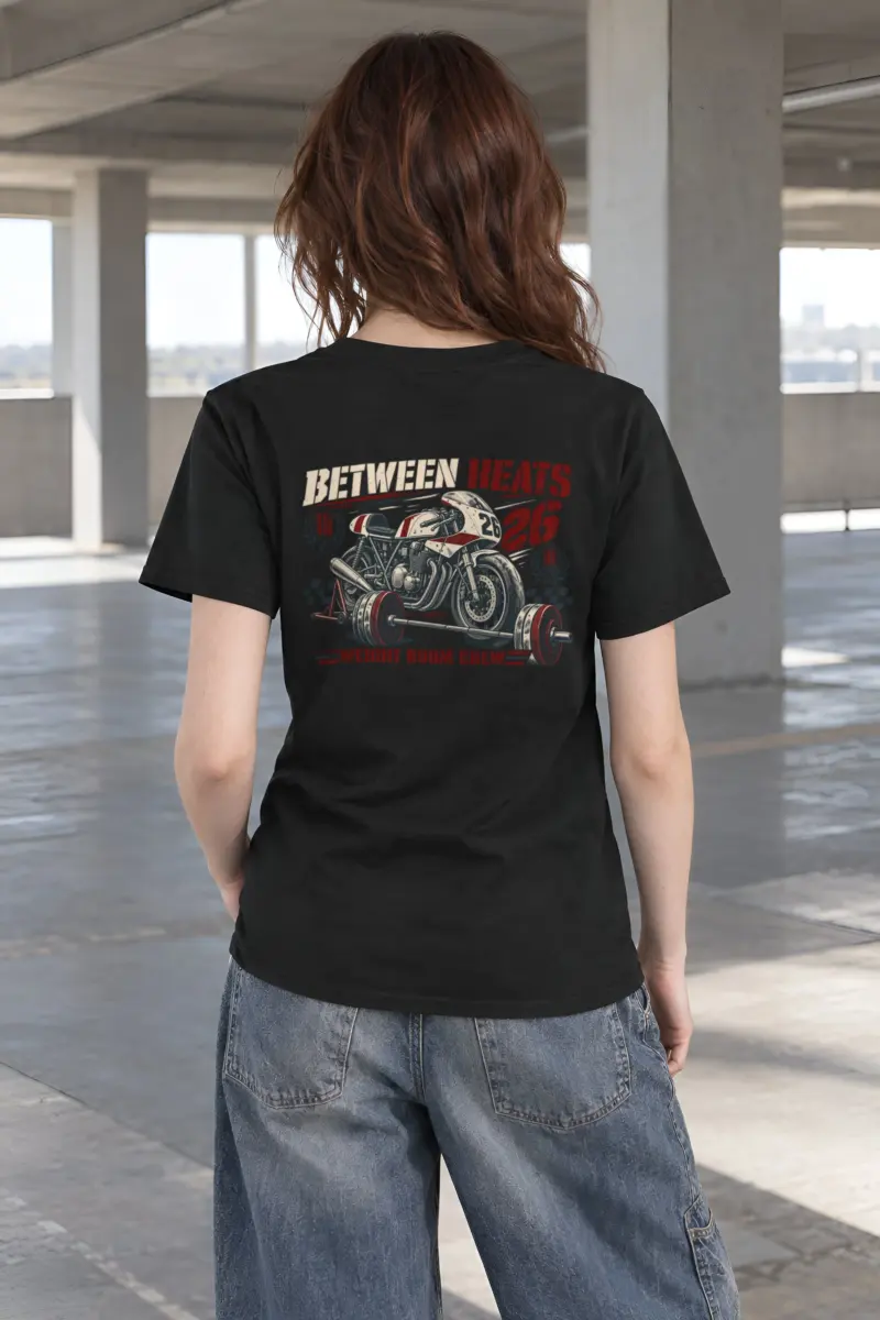 "Between Heats Weight Room Crew" Heavyweight Unisex Crewneck T-shirt