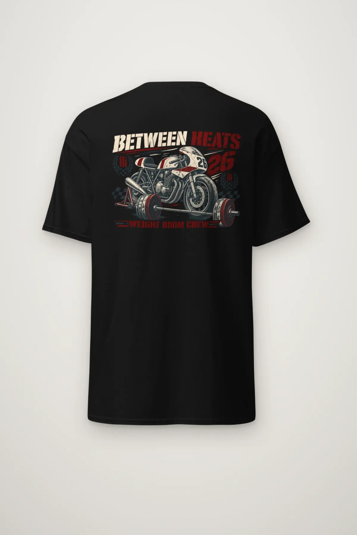 "Between Heats Weight Room Crew" Heavyweight Unisex Crewneck T-shirt