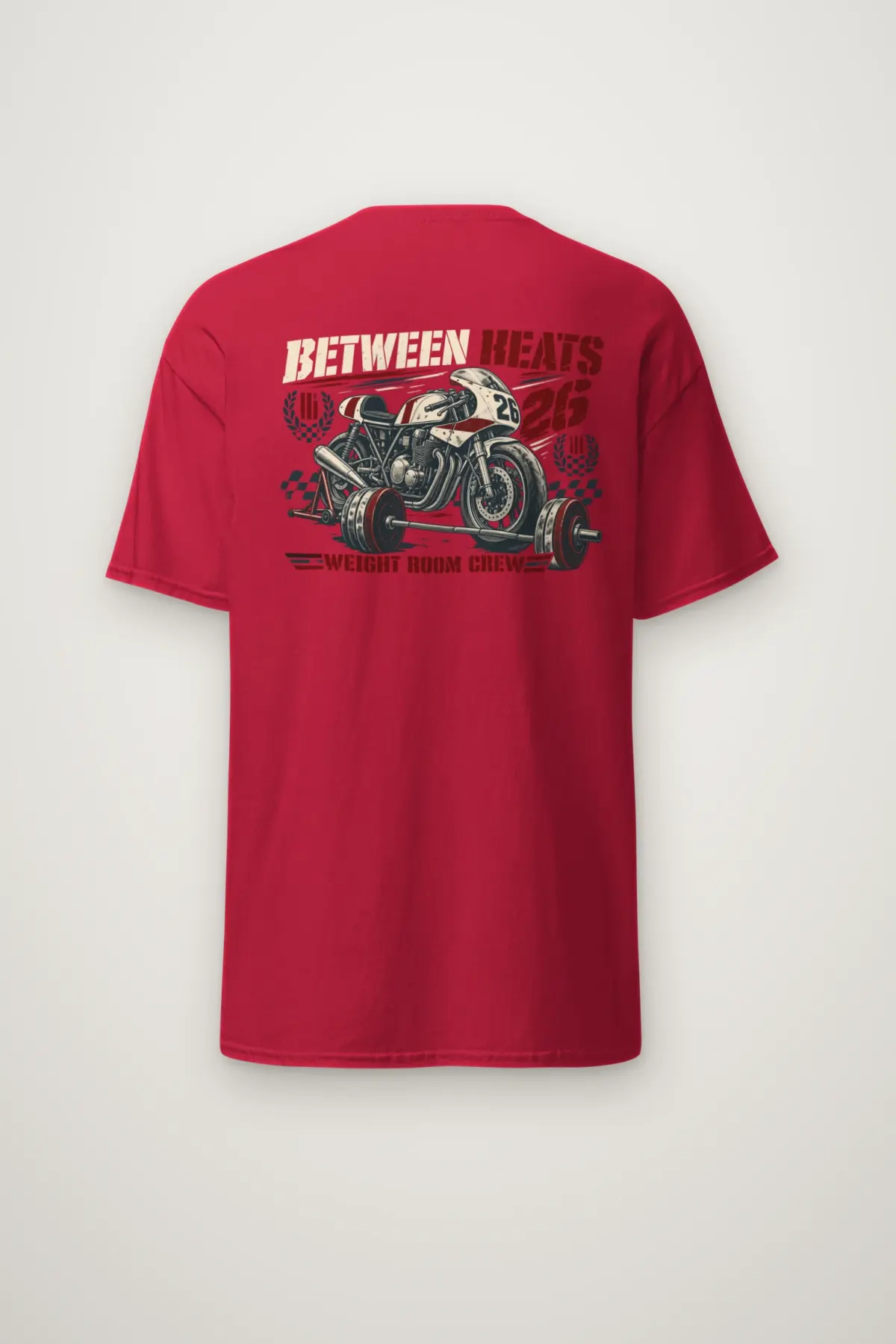 "Between Heats Weight Room Crew" Heavyweight Unisex Crewneck T-shirt