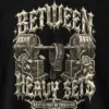 "Between Heavy Sets" Men's Oversized Heavyweight Crewneck T-Shirt