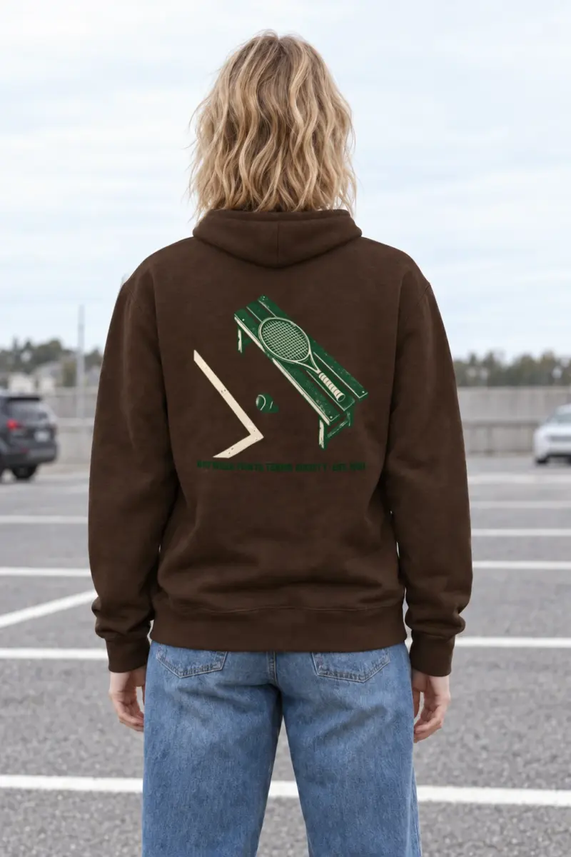 "Between Points Tennis Society" Heavy Blend Unisex Pullover Hoodie