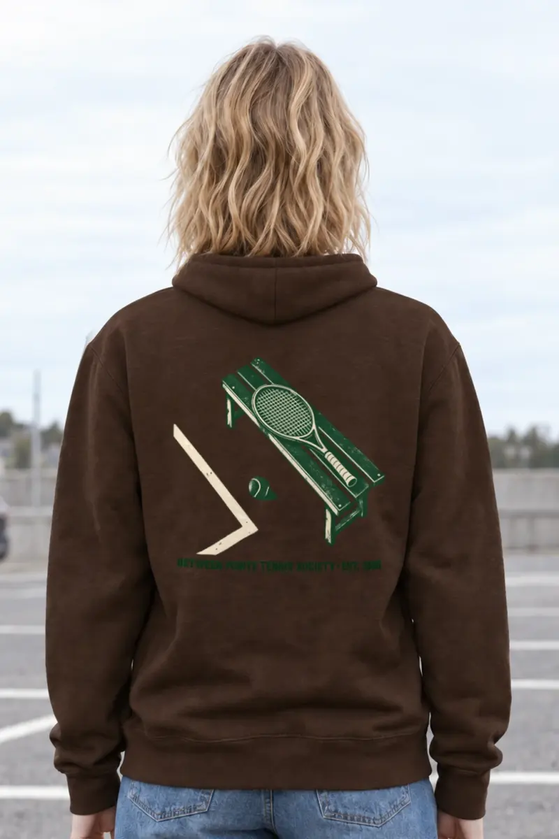 "Between Points Tennis Society" Heavy Blend Unisex Pullover Hoodie