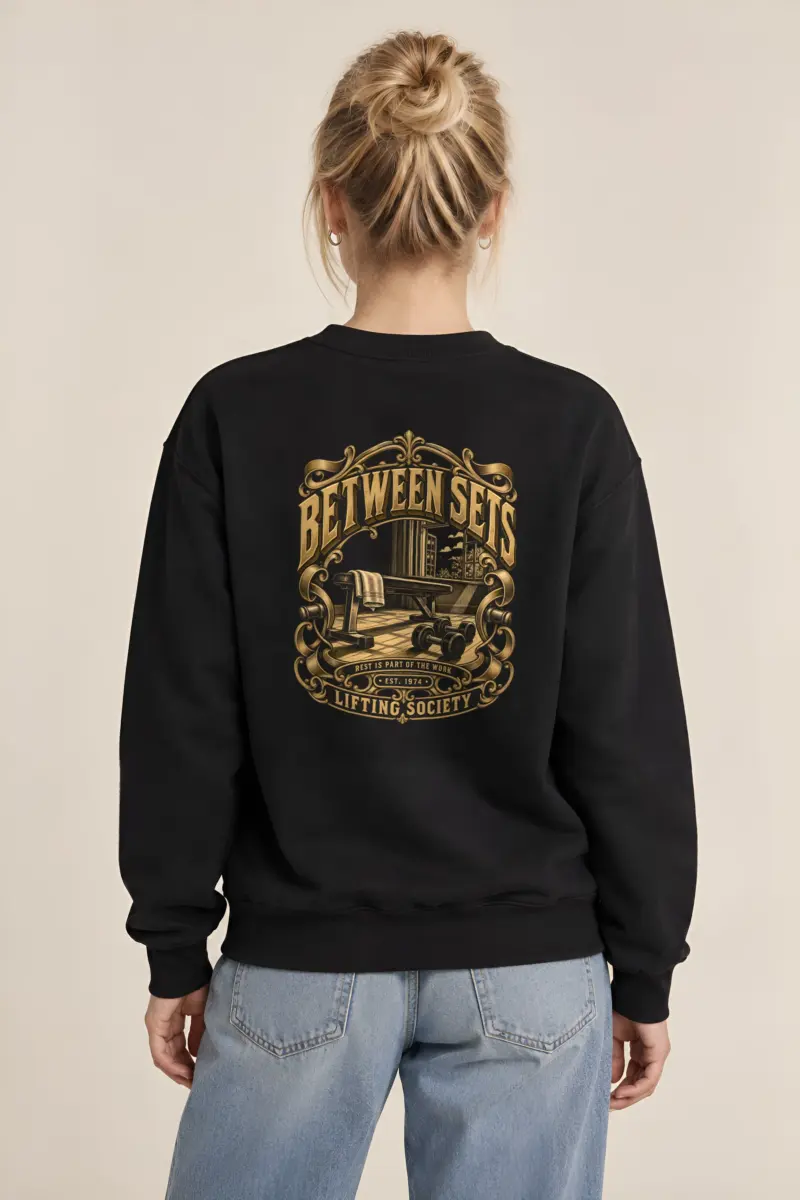 "Between Sets" Heavy Blend Unisex Crewneck Sweatshirt
