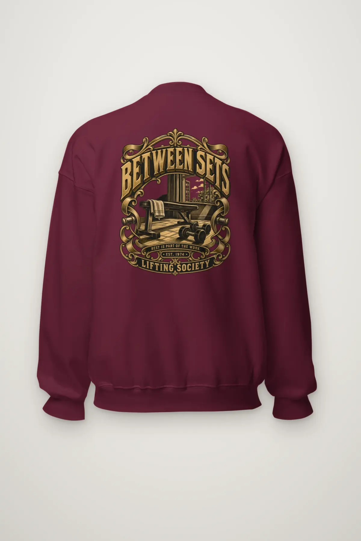 "Between Sets" Heavy Blend Unisex Crewneck Sweatshirt