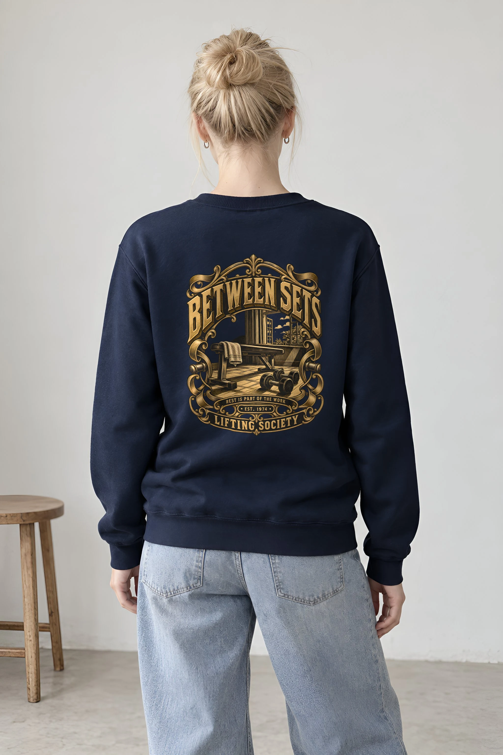 "Between Sets" Heavy Blend Unisex Crewneck Sweatshirt