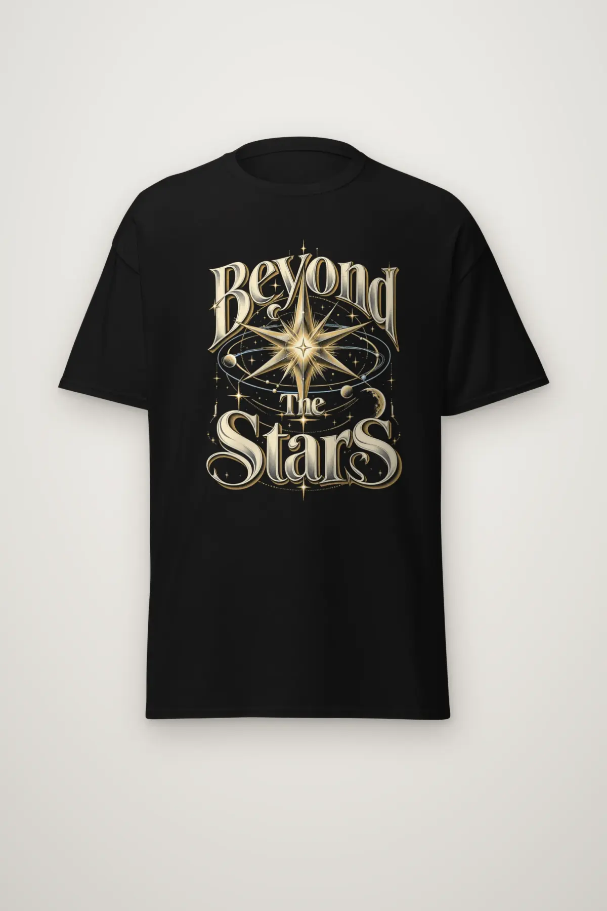 "Beyond The Stars" Heavyweight Unisex Crewneck T-shirt