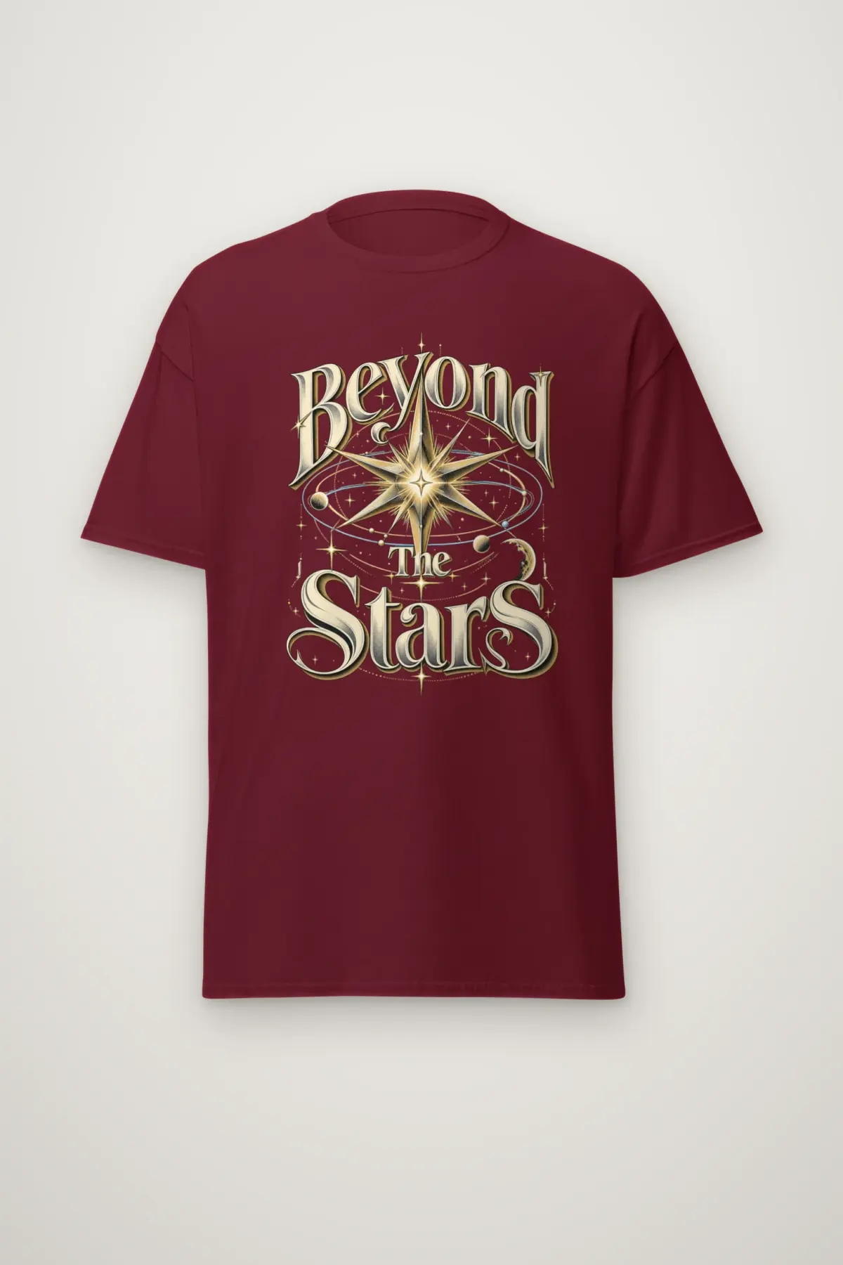 "Beyond The Stars" Heavyweight Unisex Crewneck T-shirt