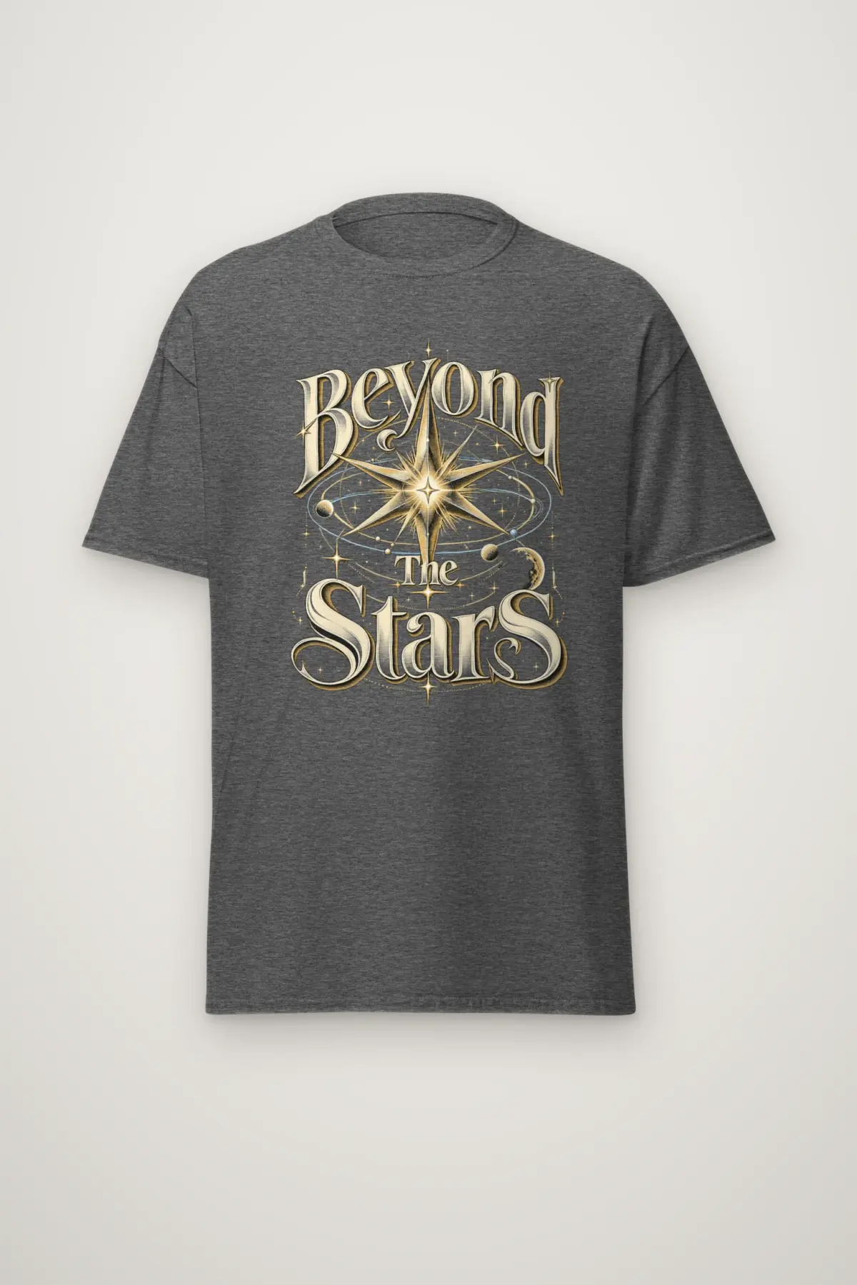 "Beyond The Stars" Heavyweight Unisex Crewneck T-shirt