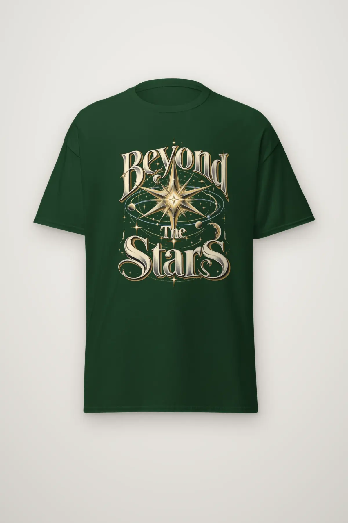 "Beyond The Stars" Heavyweight Unisex Crewneck T-shirt