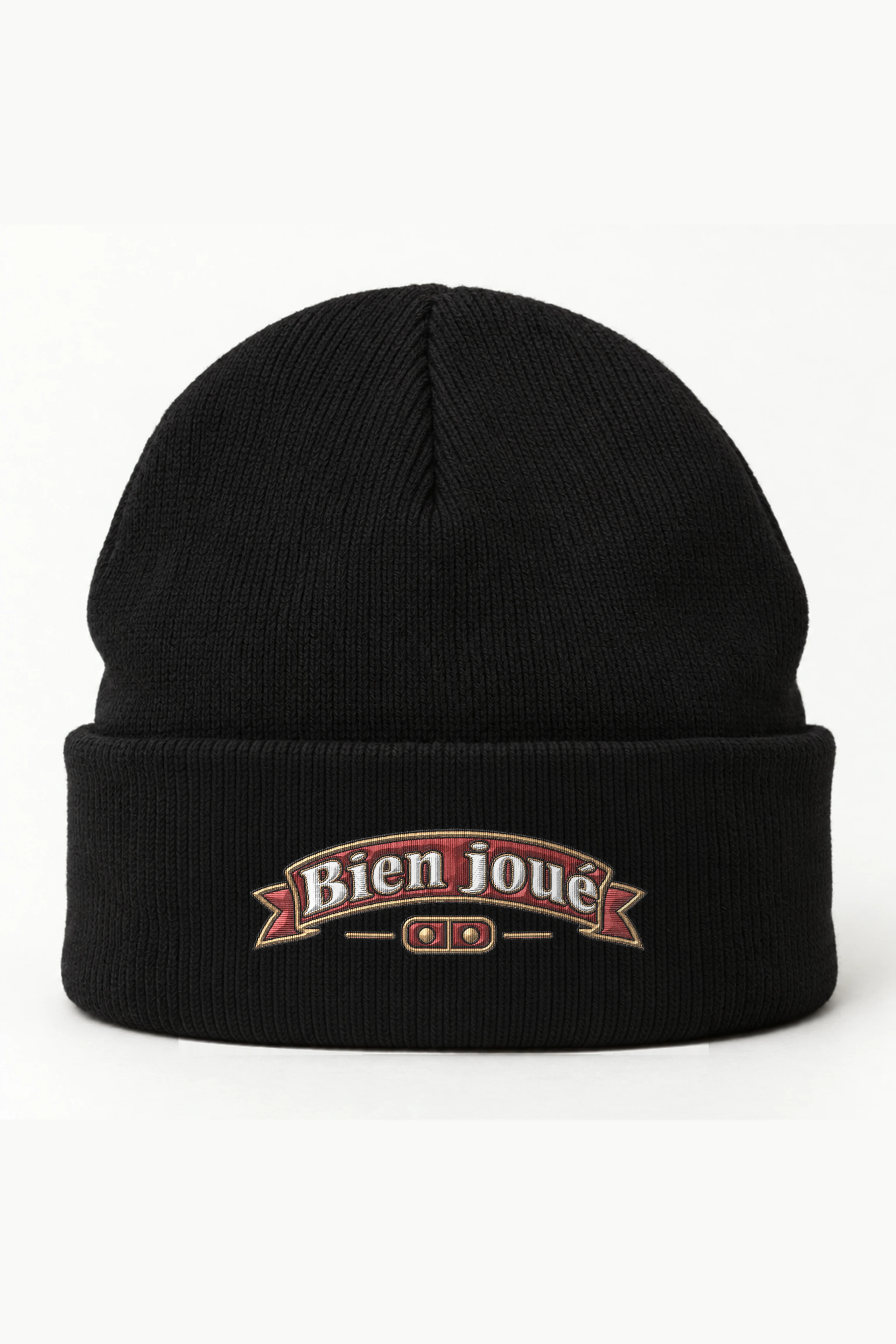 "Bien joué" Cuffed Beanie · Embroidered
