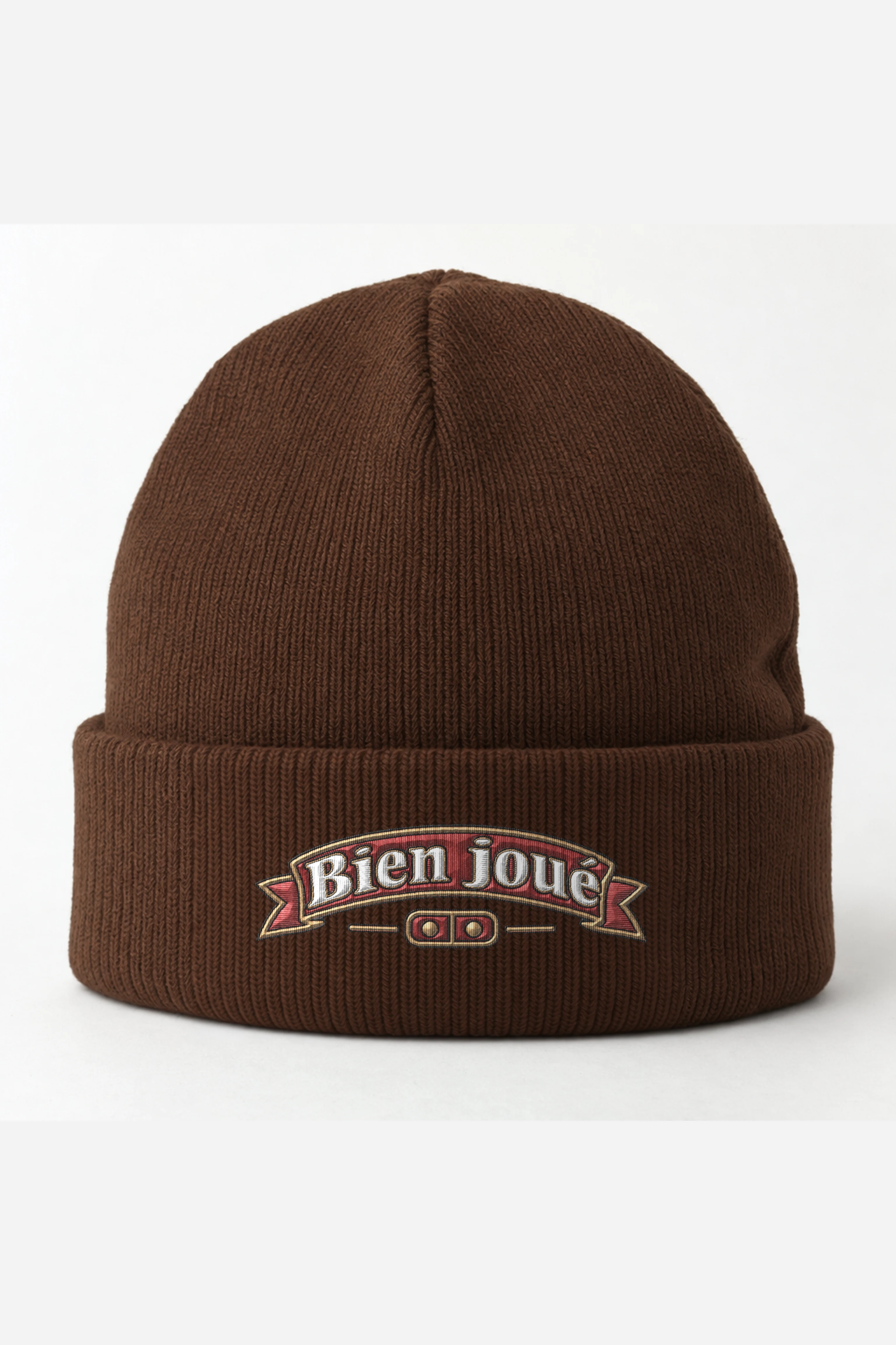 "Bien joué" Cuffed Beanie · Embroidered
