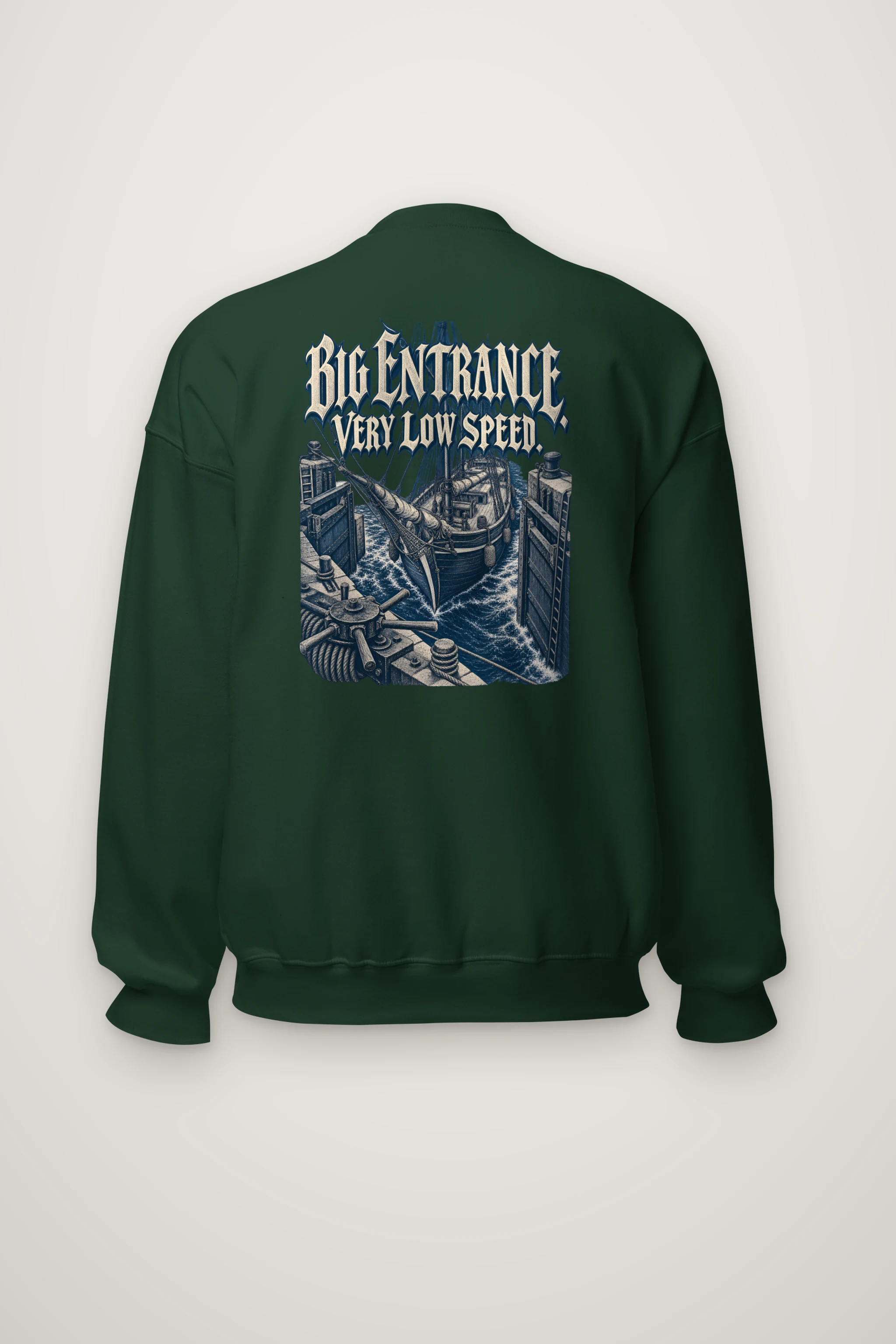 "Big Entrance Very Low Speed" Heavy Blend Unisex Crewneck Sweatshirt