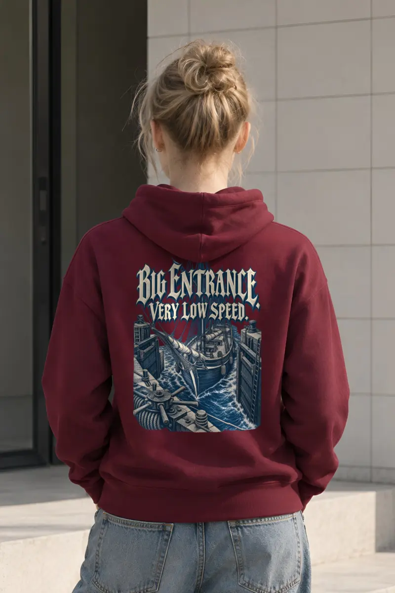 “Big Entrance Very Low Speed” Heavy Blend Unisex Pullover Hoodie