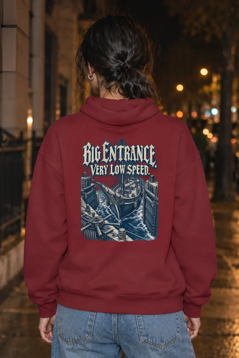 "Big Entrance Very Low Speed" Heavy Blend Unisex Pullover Hoodie