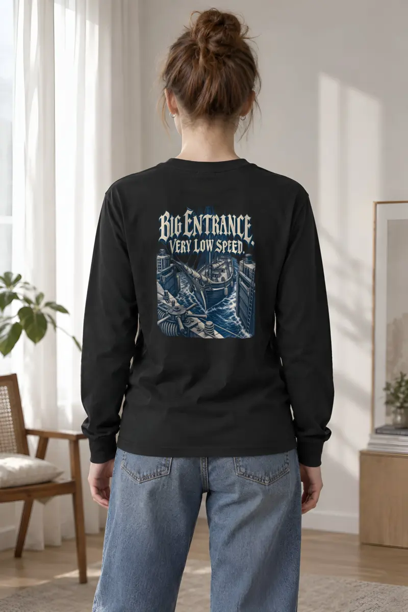 “Big Entrance Very Low Speed” Unisex Longsleeve T-shirt