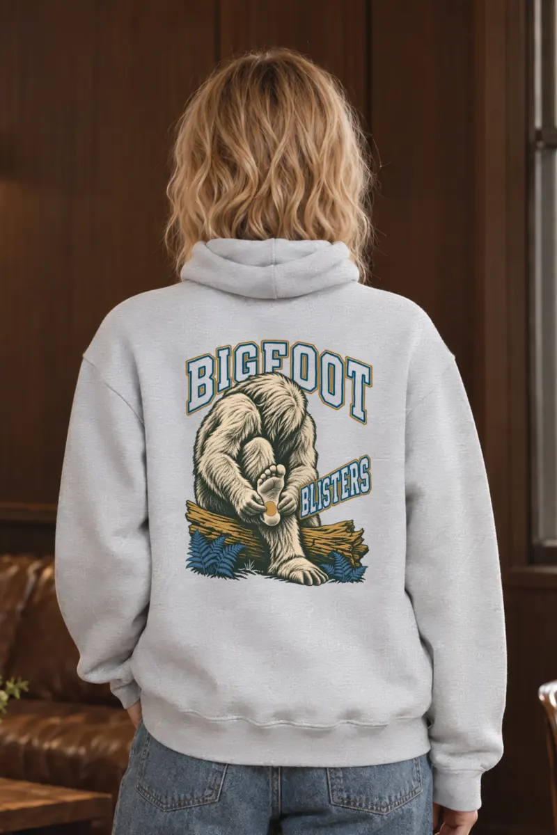 "Bigfoot Blisters" Heavy Blend Unisex Pullover Hoodie