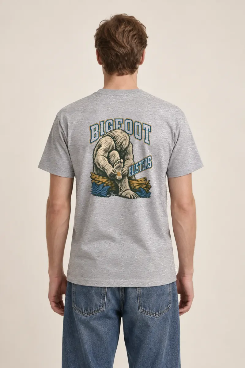 "Bigfoot Blisters" Heavyweight Unisex Crewneck T-shirt