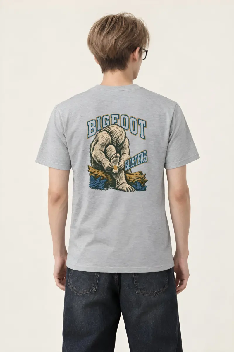 “Bigfoot Blisters” Heavyweight Unisex Crewneck T-shirt