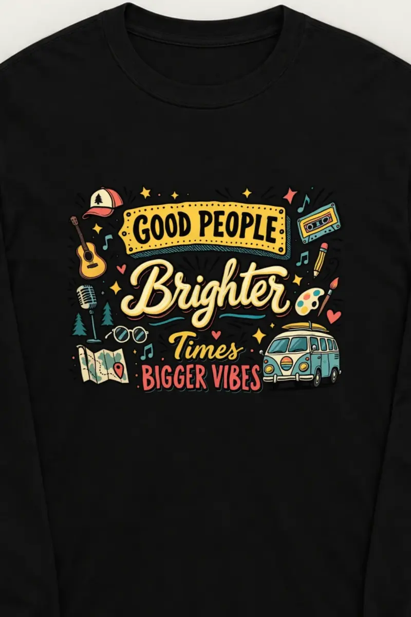 "Bigger Vibes" Unisex Longsleeve T-shirt