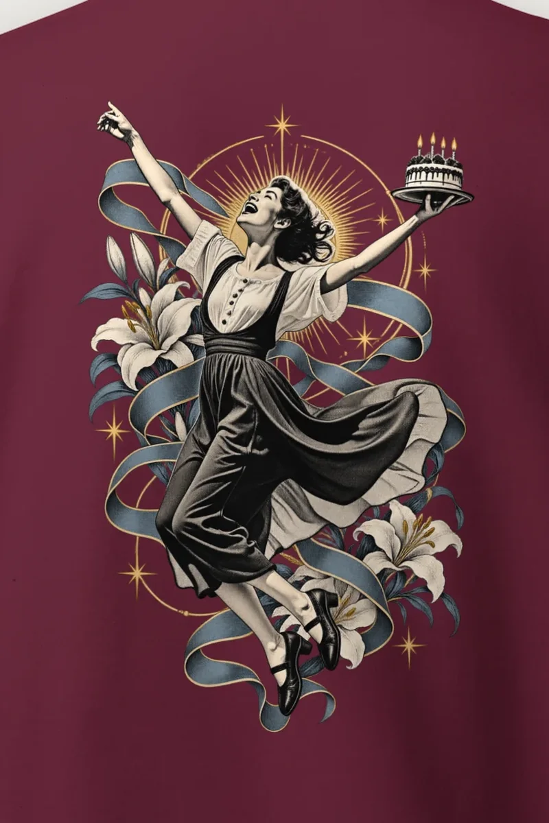 "Birthday Lily Dance" Heavy Blend Unisex Crewneck Sweatshirt