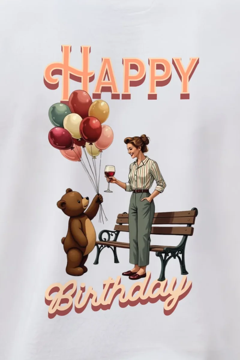 "Birthday Park Toast" 1 Crewneck Sweatshirt - the graphic up close