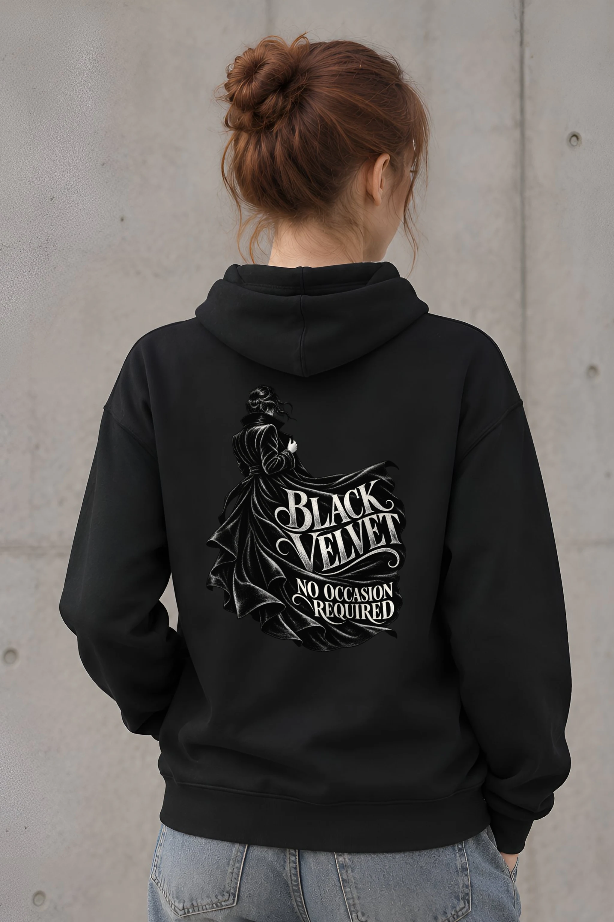 "Black Velvet, No Occasion Required" Heavy Blend Unisex Pullover Hoodie