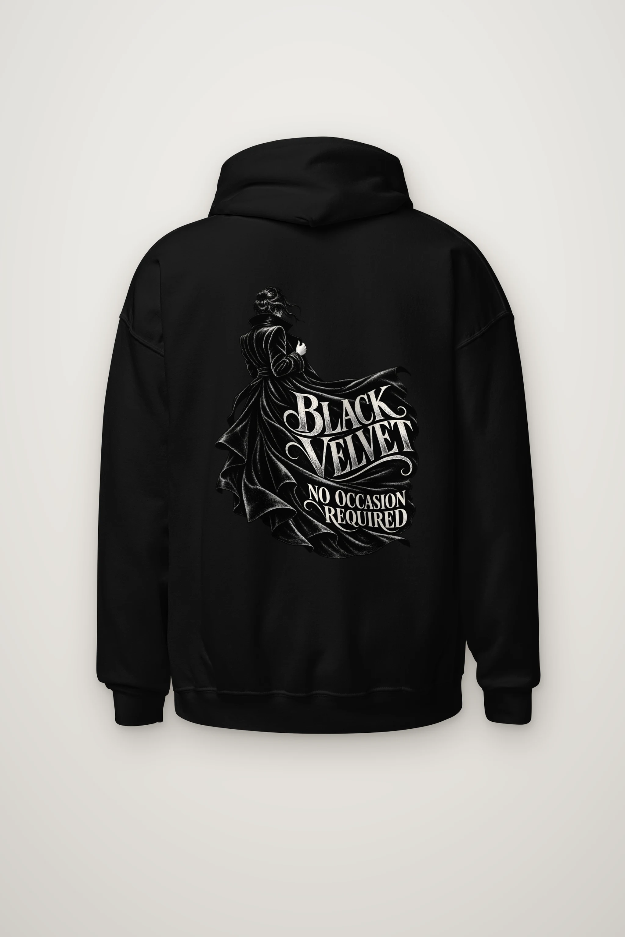 "Black Velvet, No Occasion Required" Heavy Blend Unisex Pullover Hoodie