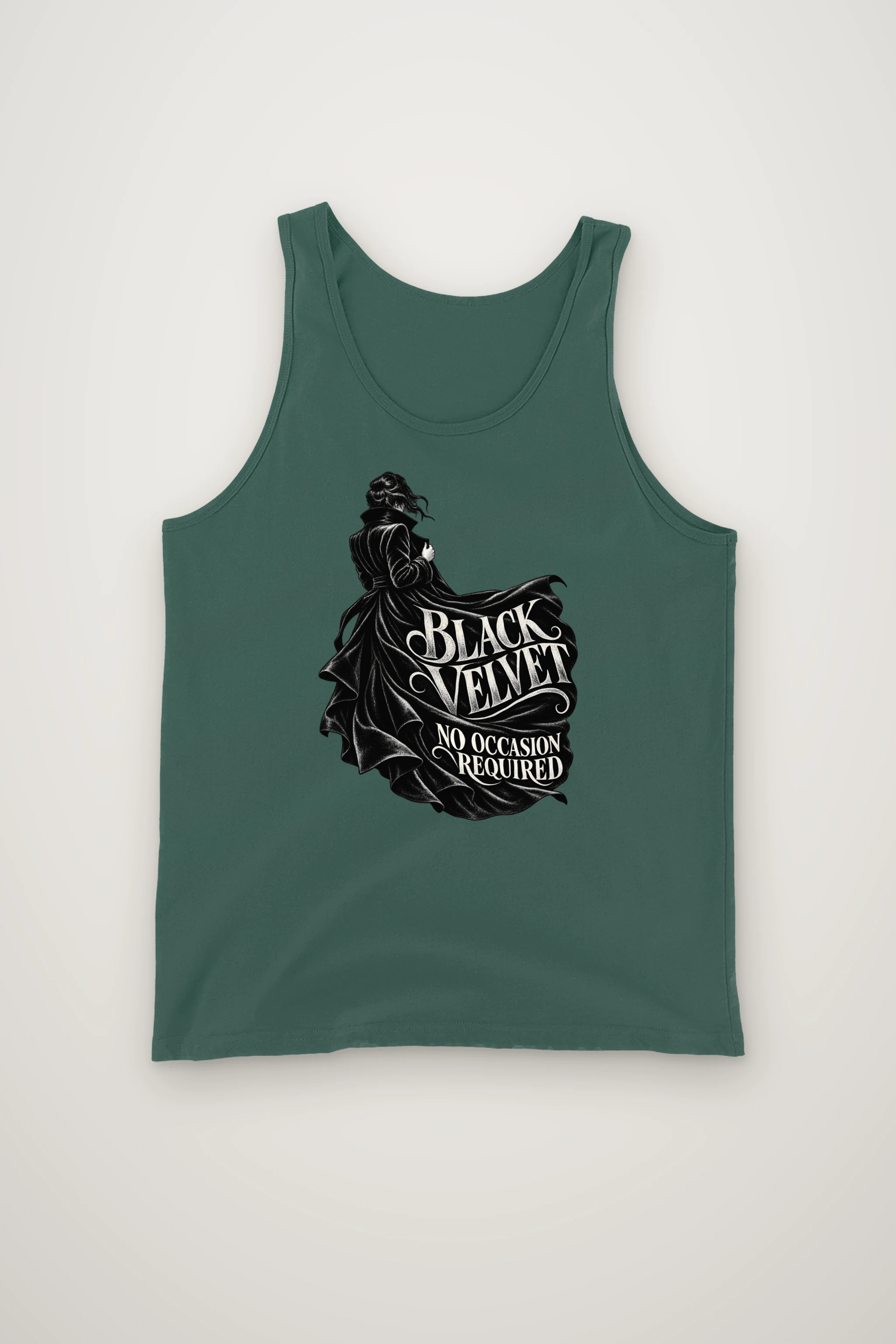 "Black Velvet, No Occasion Required" Unisex Jersey Tank